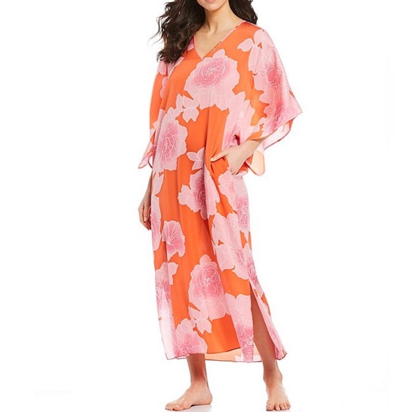 Natori Other - Natori Floral Kaftan NEW